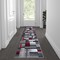 Flash Furniture Red 2' x 7' Modern Color Blocked Area Rug ACD-RGTRZ861-27-RD-GG - alternate 1